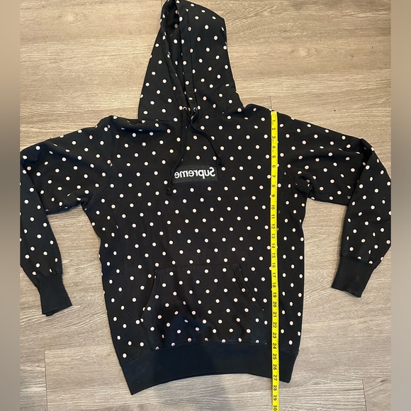 Supreme x Comme Des Garçons Polka Dot Box Logo Hoodie - Picture 2 of 5